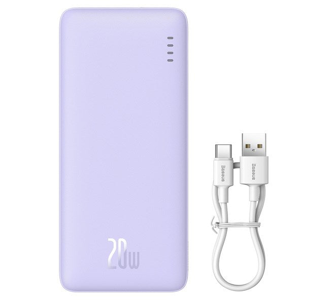 Baseus Airpow - 20,000 mAh 20W power bank (purple)