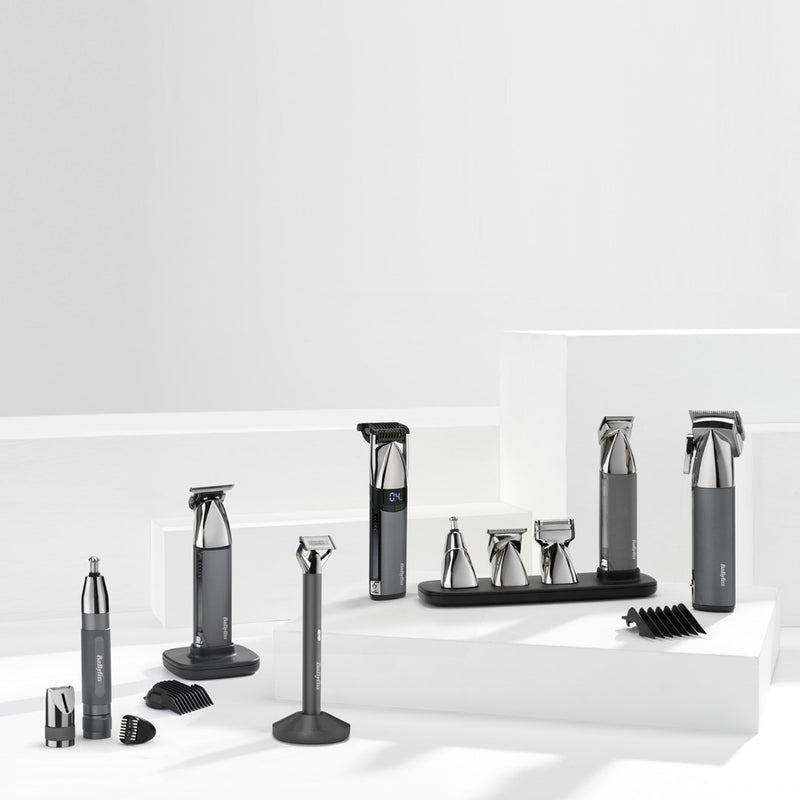 BaByliss Super-X Metal OT996E Barttrimmer Akku 5 5 mm Nass & Trocken Silber