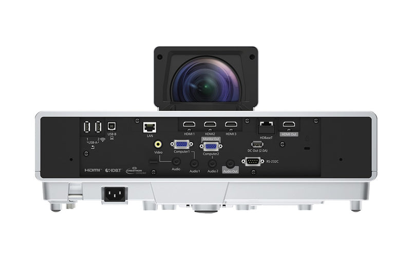 Epson EB-800F - 3LCD projector - 5000 lumens (white) - 5000 lumens (colour) - Full HD (1920 x 1080) - 16:9 - 1080p - ultra short-throw lens - LAN - wh