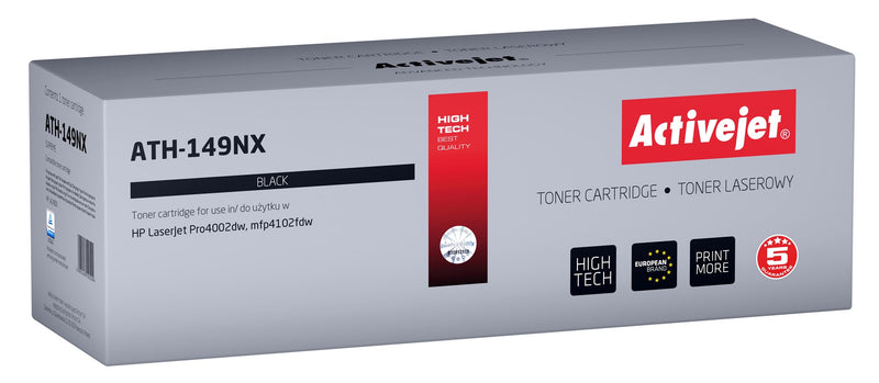 Activejet ATH-149NX Toner (ersetzt HP 149X HP149X W1490X; Supreme; 9500 Seiten; schwarz)