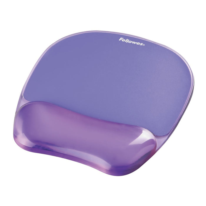 Crystals Mousepad Wrist Support Purple