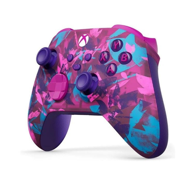 Microsoft Xbox Wireless Controller – Heart Breaker Special Edition Blue, Pink, Purple Bluetooth Gamepad Analogue / Digital Android, PC, Xbox One, Xbox