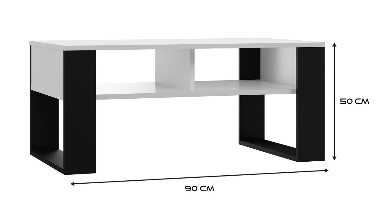Topeshop MODERN 2P BIEL CZ coffee/side/end table Coffee table Rectangular shape 2 leg(s)