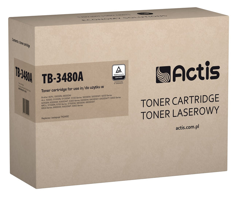 Actis TB-3480A Toner (Ersatz für Brother TN-3480; Standard; 8.000 Seiten; schwarz)