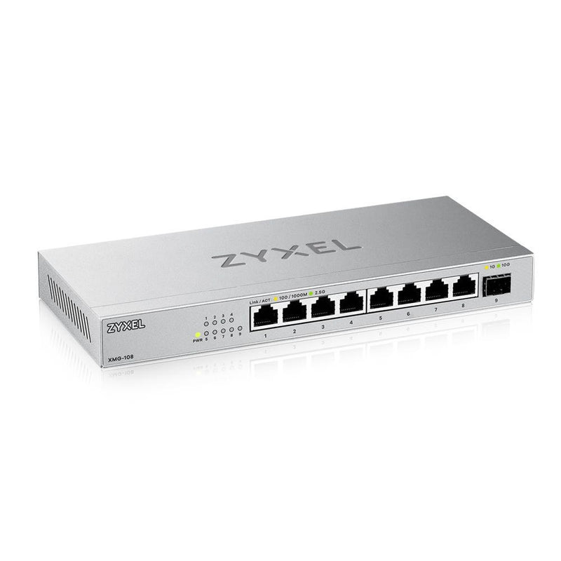 Zyxel XMG-108 Ethernet 2,5 G non géré (100/1000/2500) Argent