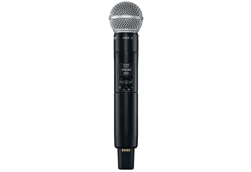 Shure SLXD2/SM58 - handheld transmitter, 470–514 MHz