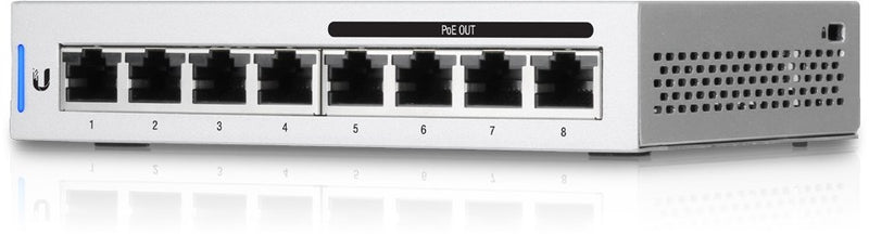 Ubiquiti UniFi Switch 8 Managed Gigabit Ethernet (10/100/1000) Power over Ethernet (PoE) Grey