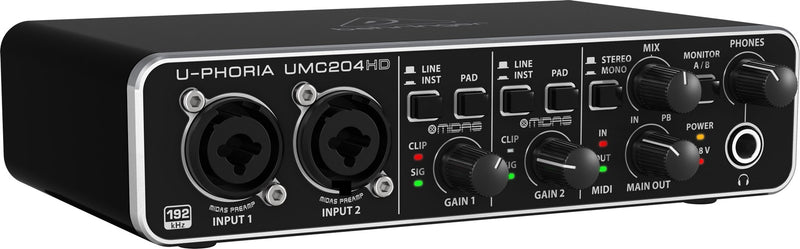 Behringer UMC204HD supplementary music equipment