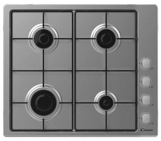 Candy CHW6LX Stainless steel Built-in 60 cm Gas 4 zone(s)