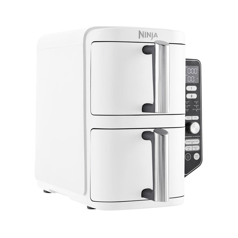 Ninja SL400EUWH fryer Double 9.5 L Stand-alone 2470 W Hot air fryer White