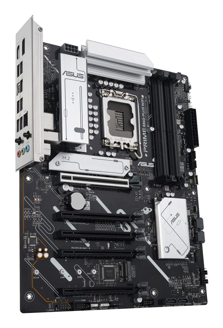 ASUS PRIME B860-PLUS WIFI - Motherboard - ATX - LGA1851 Socket - B860 Chipset - USB-C 3.2 Gen 2x2, USB 3.2 Gen 2, USB 3.2 Gen 1, USB-C 3.2 Gen 1 - 2.5