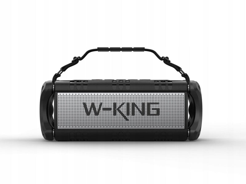 W-KING D8 wireless Bluetooth speaker – black and silver