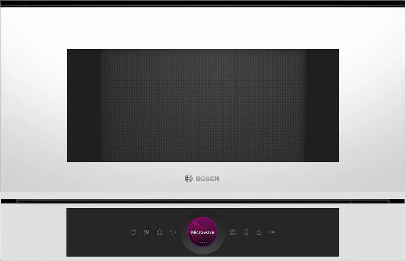 Bosch Serie 8 BFL7221W1 microwave White Solo microwave Built-in 21 L 900 W