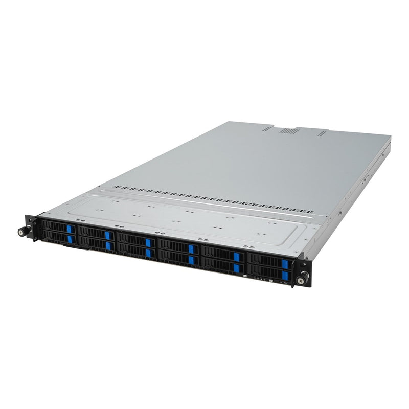Asus Rack-Plattform (1HE) RS501A-E12-RS12U AMD Epyc 9005/9004 (12x NVMe/SATA HS, 2xM.2, 2x1Gbe, IPMI, 1+1 1600W)