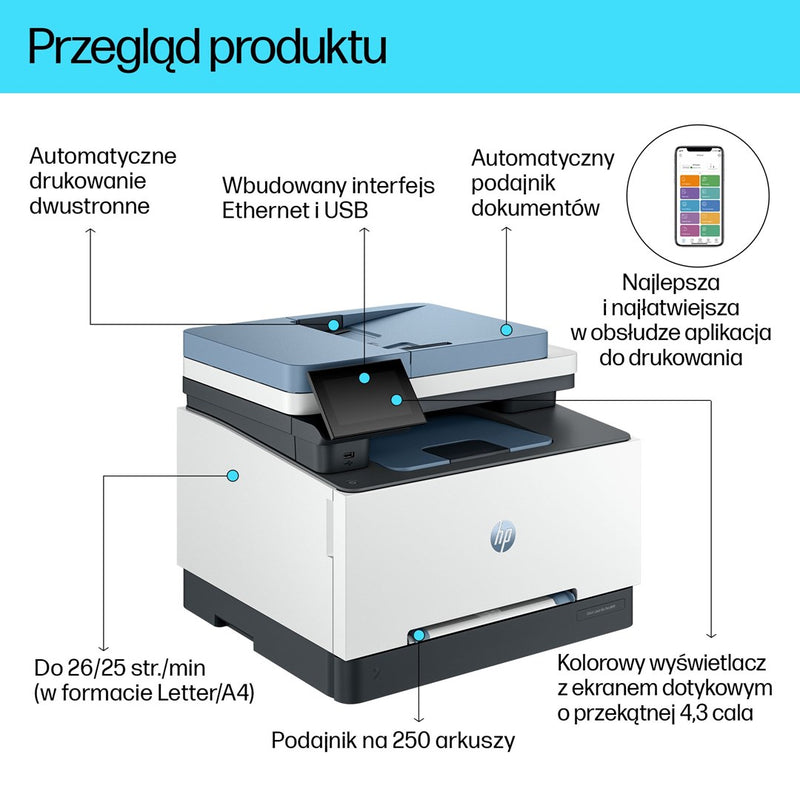 HP Color LaserJet Pro MFP 3302fdn Laser A4 600 x 600 DPI 25 Seiten/Min.