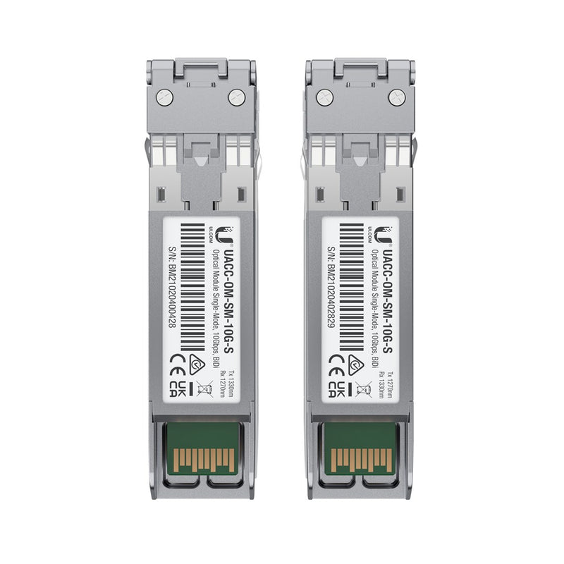 Ubiquiti UACC-OM-SM-10G-S-2 Netzwerk-Transceiver-Modul Glasfaser 10000 Mbit/s