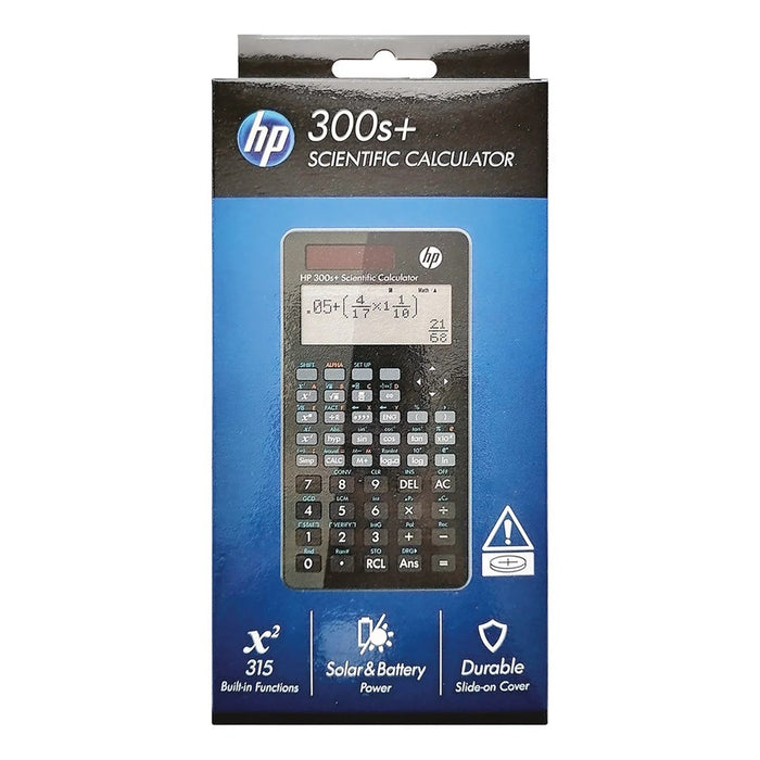 HP Calculator scientific office HP 300SPLUS/INT BX, 315 functions, 155x84x20mm, black