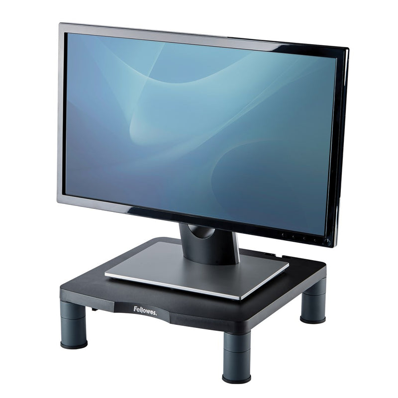 Fellowes monitor stand, graphite, Height adjustment range 50 - 100 mm, Maximum screen size 53.3 cm (21").