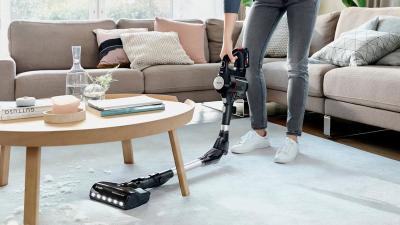 Bosch BCS711PET Aspirateur balai Batterie Sans sac 0.3 L Noir, Rouge 3 Ah