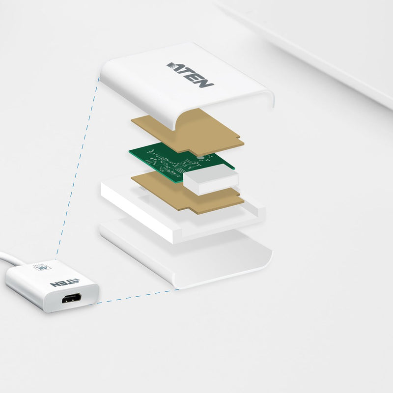 ATEN DisplayPort to 4K HDMI Active Adapter