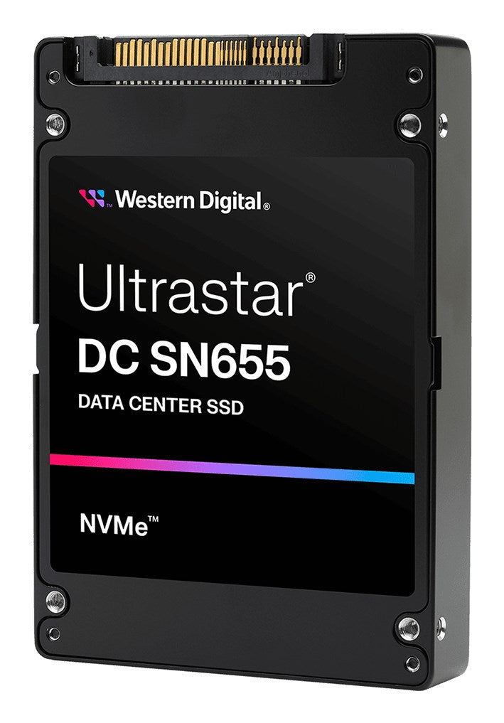 Western Digital Ultrastar DC SN655 30.7 TB U.3 PCI Express 4.0 NVMe TLC 3D NAND ISE (0TS2509)