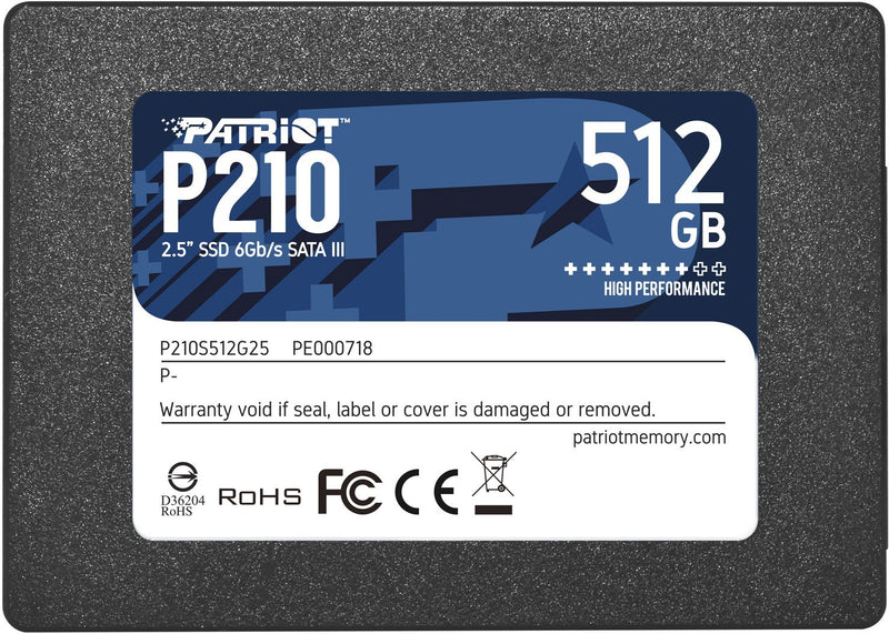 Patriot Memory P210 2.5" 512 GB Serial ATA  III