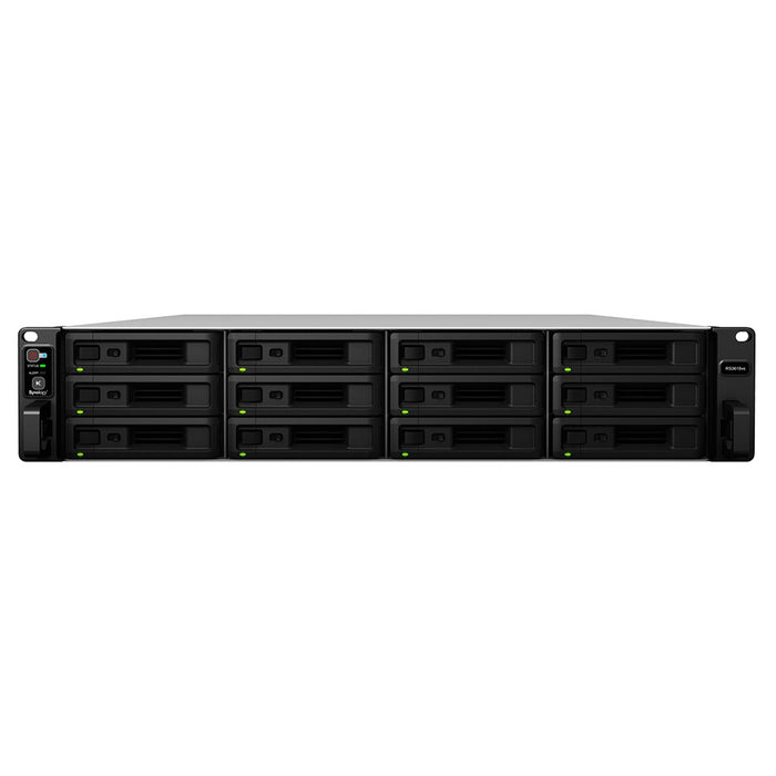Synology RackStation RS3618XS - NAS server - 12 bays - rack-mountable - SATA 6Gb/s - RAID 0, 1, 5, 6, 10, JBOD, RAID F1 - RAM 8 GB - Gigabit Ethernet