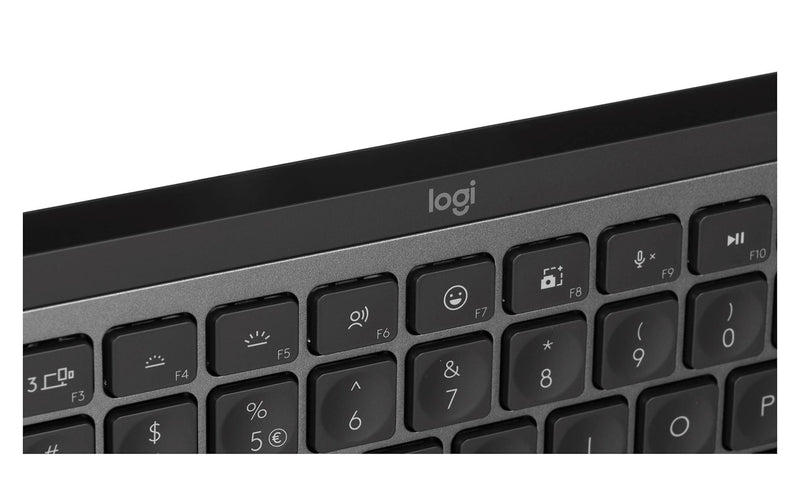 Logitech MX Keys Mini Minimalist Wireless Illuminated Keyboard RF Wireless + Bluetooth QWERTY English Graphite