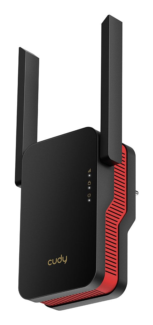 Cudy RE3000 network extender Network repeater Black, Red 10, 100, 1000 Mbit/s