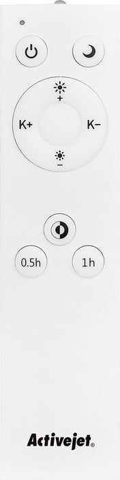 Modern LED dimmable ceiling plafond Activejet LED KRIS Grey wireless control by remote