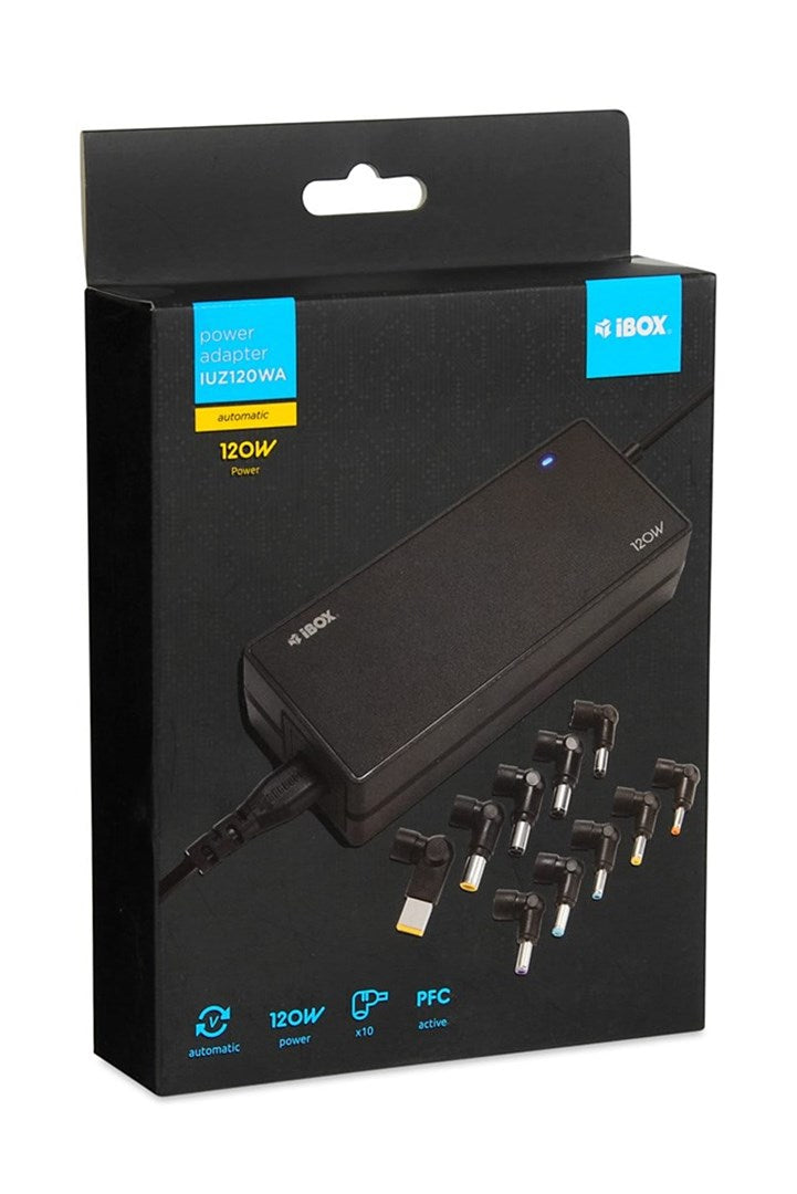 iBox IUZ120WA Netzteil/Wechselrichter Innenbereich 120 W Schwarz