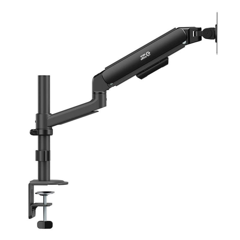 Ergo Office Monitor Mount/Hanger, Gas Spring, 17"-32", 1-10 kg, Matte Black, Max. VESA 100x100, ER-691 B