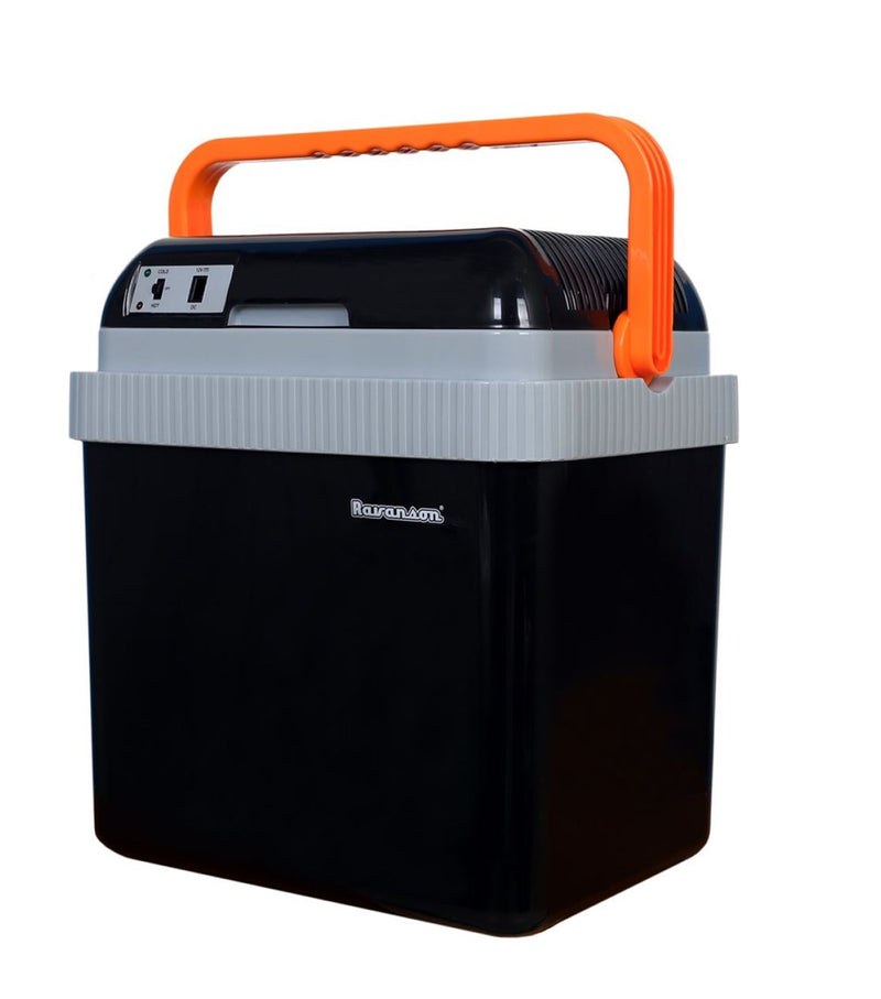 Travel refrigerator Ravanson CS-24S (398 x 430 x 298 mm; 24l; black )
