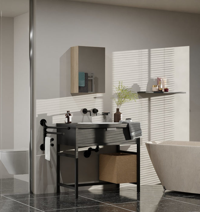 Topeshop POLA 1DL SONOMA bathroom storage cabinet Oak, Wood