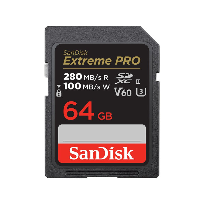 PRO 64GB V60 UHS-II SD CARDS