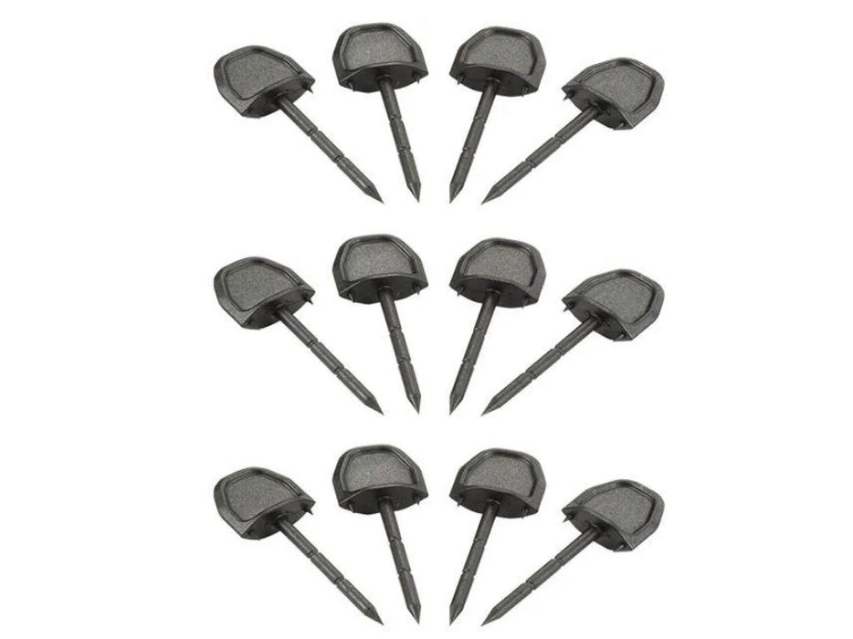 Paper disc mounting pins - 12 pieces (B10015-B2) Black