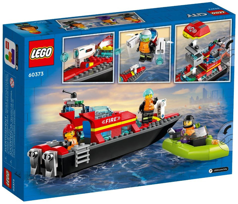 LEGO CITY 60373 FIRE RESCUE BOAT