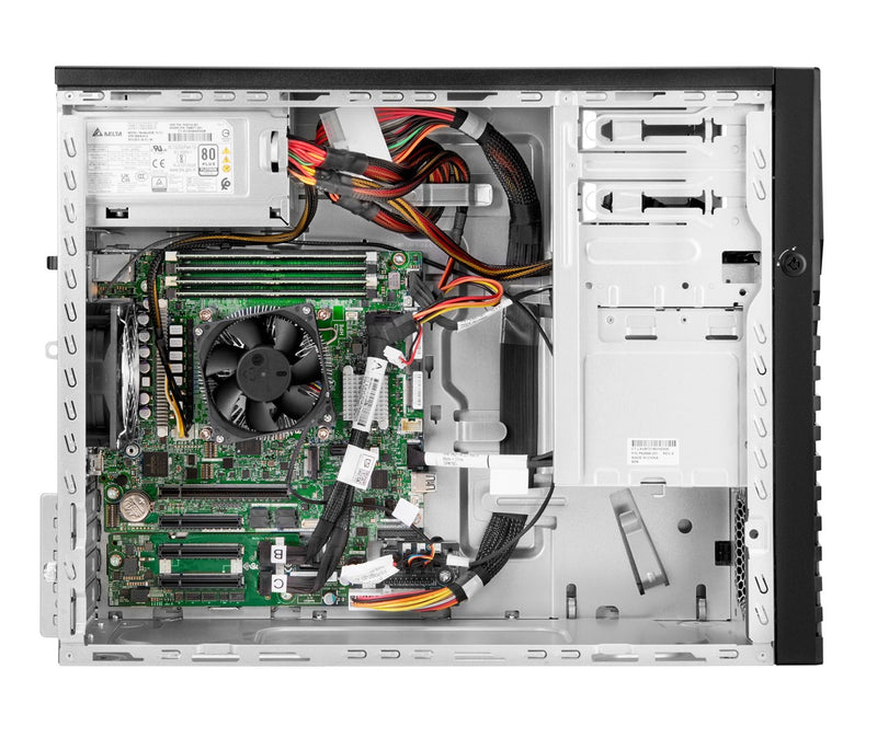 HPE ProLiant ML30 Gen11 Intel Xeon E-2434 Quad-Core (3.40GHz 12MB) 32GB (1 x 32GB) 2 x 480GB 8 x SFF Intel VROC RAID 800W