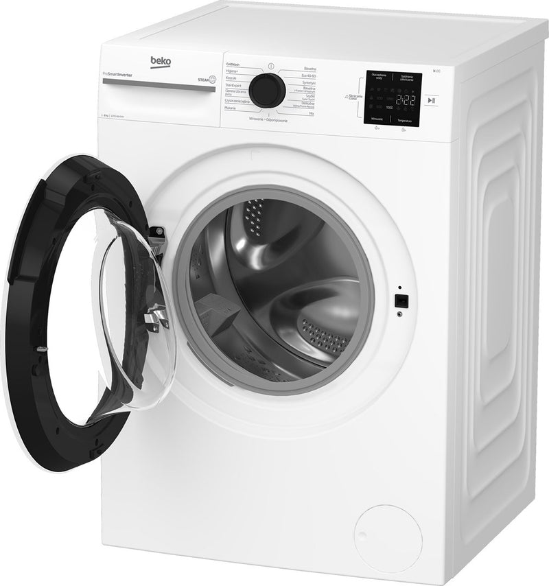 BEKO BM1WFU38225WW washing machine b100 8kg 1200 rpm AquaWave White