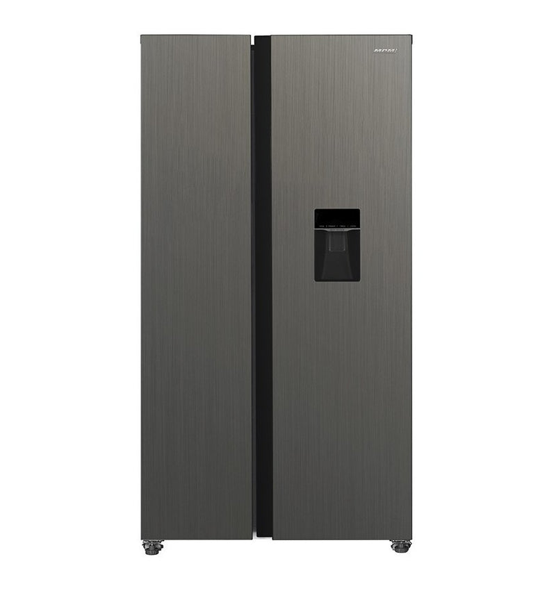 Total No Frost MPM-439-SBS-15/ND Side-by-Side Fridge, stainless steel, height 177 cm