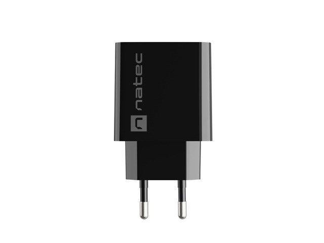 NATEC MAINS CHARGER RIBERA USB-A 18W BLACK