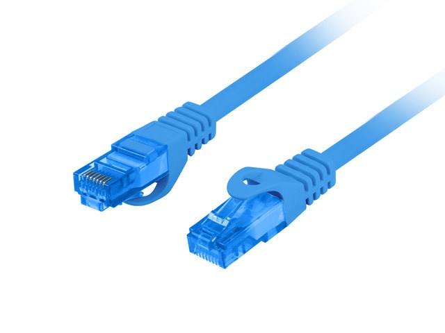 LANBERG PATCHCORD S/FTP CAT.6A 15M BLUE LSZH