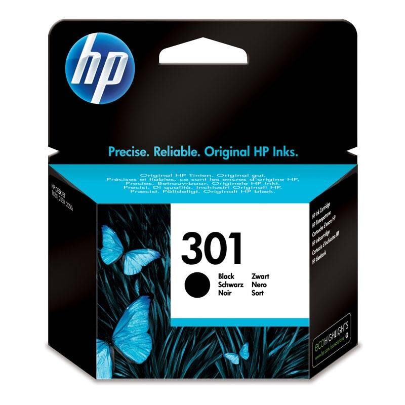 Cartouche d'encre noire authentique HP 301