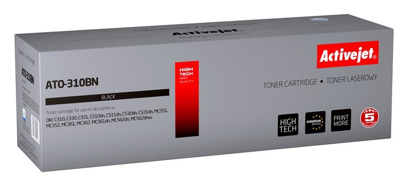 Activejet ATO-310BN Toner (ersetzt OKI 44469803; Supreme; 3.500 Seiten; Schwarz)