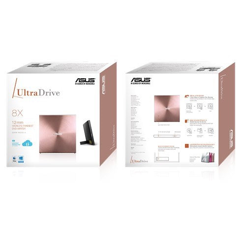 ASUS SDRW-08U5S-U optical disc drive DVD Super Multi DL Pink