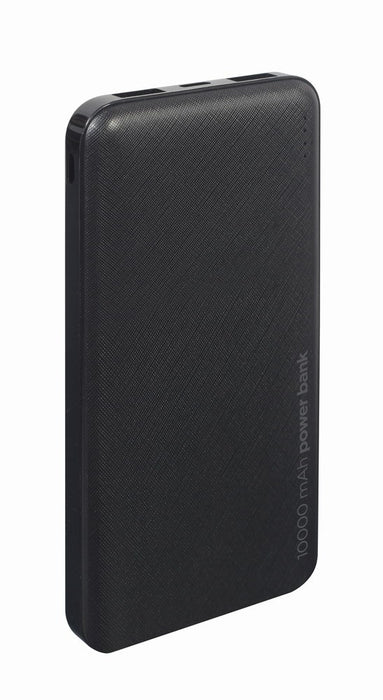 Gembird PB10-02 power bank Lithium Polymer (LiPo) 10000 mAh Black