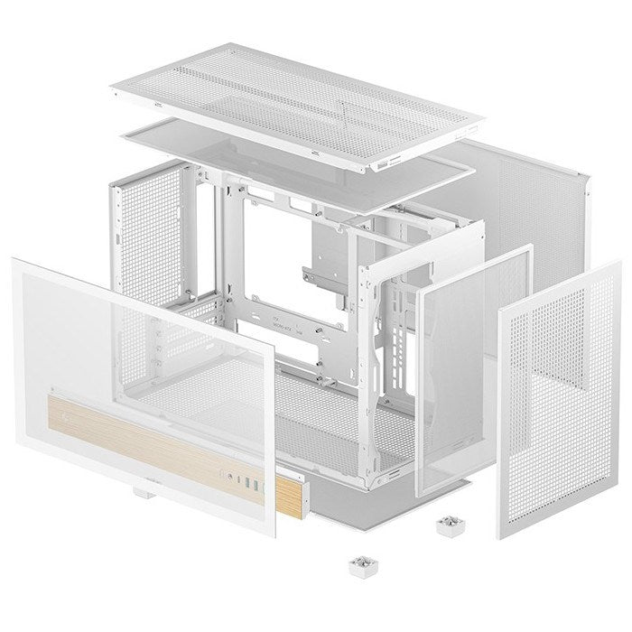 DeepCool CH260 WOOD case, white