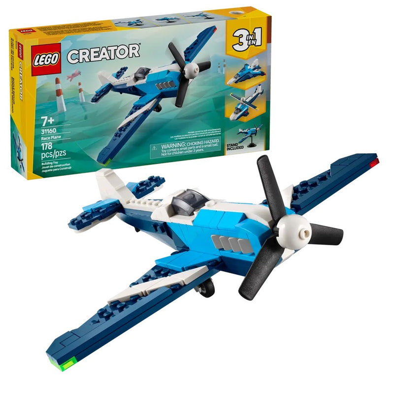 LEGO 31160 Creator 3-in-1 Flieger: Rennflugzeug