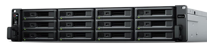 Synology RackStation RS3621xs+ - NAS server - 12 bays - rack-mountable - SATA 6Gb/s - RAID 0, 1, 5, 6, 10, JBOD, RAID F1, 1 hot spare, 10 hot spare, 5