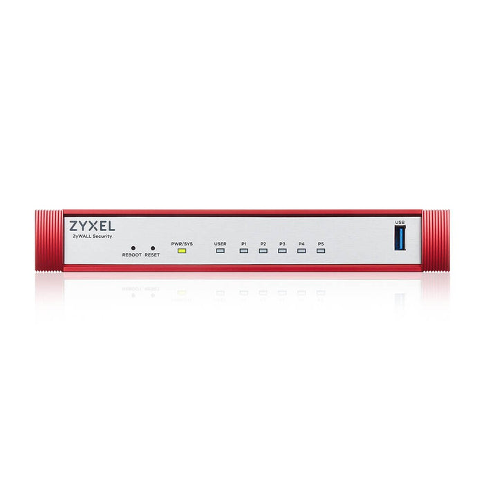 Zyxel USG Flex H Series 50H - Firewall - with 1 year Gold Security Pack - 5 ports - 1GbE - cloud-managed - for Zyxel SFP-1000T, SFP10G-LR, SFP10G-SR,